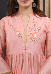 Beautiful chanderi lehenga-dupatta set - Eraya