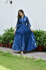 Beautiful chanderi lehenga-dupatta set - Eraya