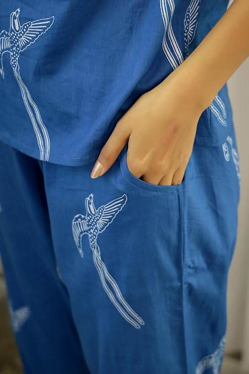 Summer vibe printed cotton co-ord set - Eraya