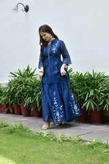 Beautiful chanderi lehenga-dupatta set - Eraya