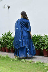 Beautiful chanderi lehenga-dupatta set - Eraya