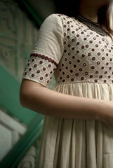 Chandra-akshat anarkali kurti (set of 2)