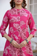 Tarini Rose Petal Grace Kurta (set of 2)