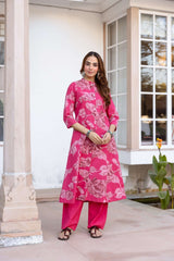 Tarini Rose Petal Grace Kurta (set of 2)