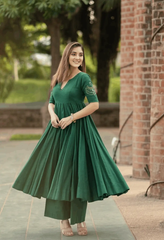 Sheesh-chandramallika anarkali (set of 3)