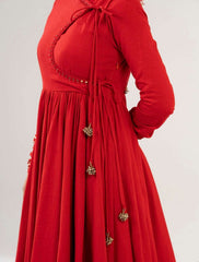 Raas-Gulnaaz cotton anarkali kurti (set of 3)