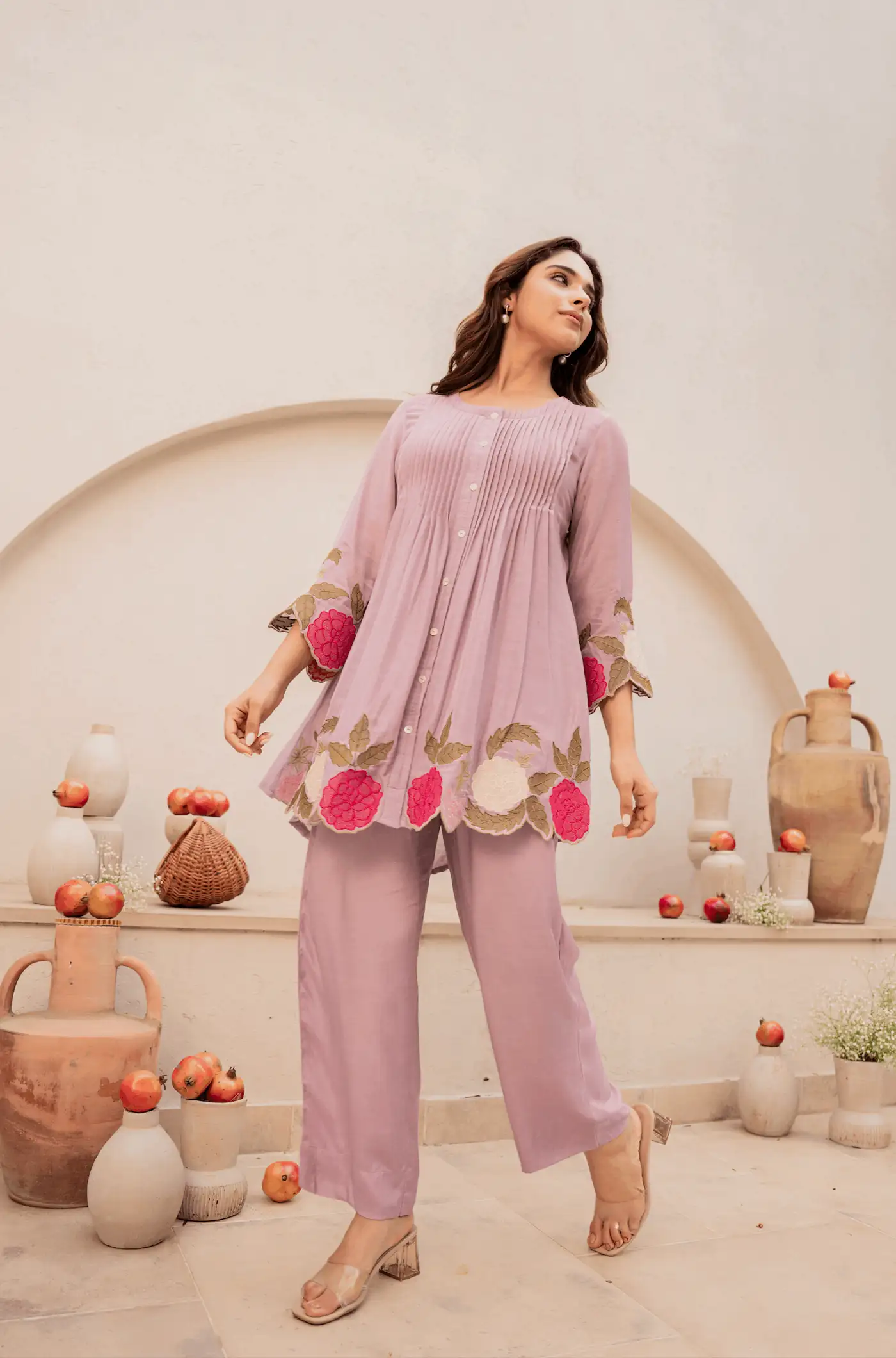 Beautiful cotton designer co-ord set