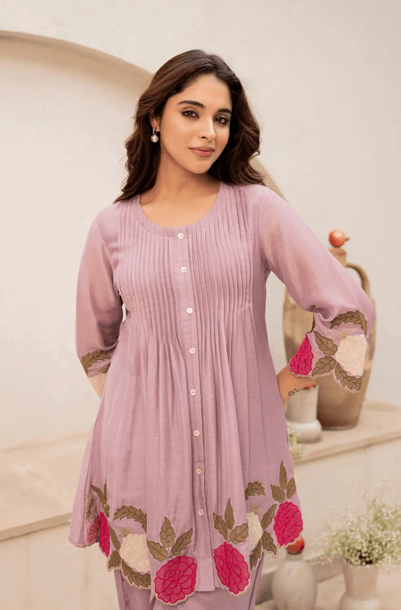 Beautiful cotton designer co-ord set
