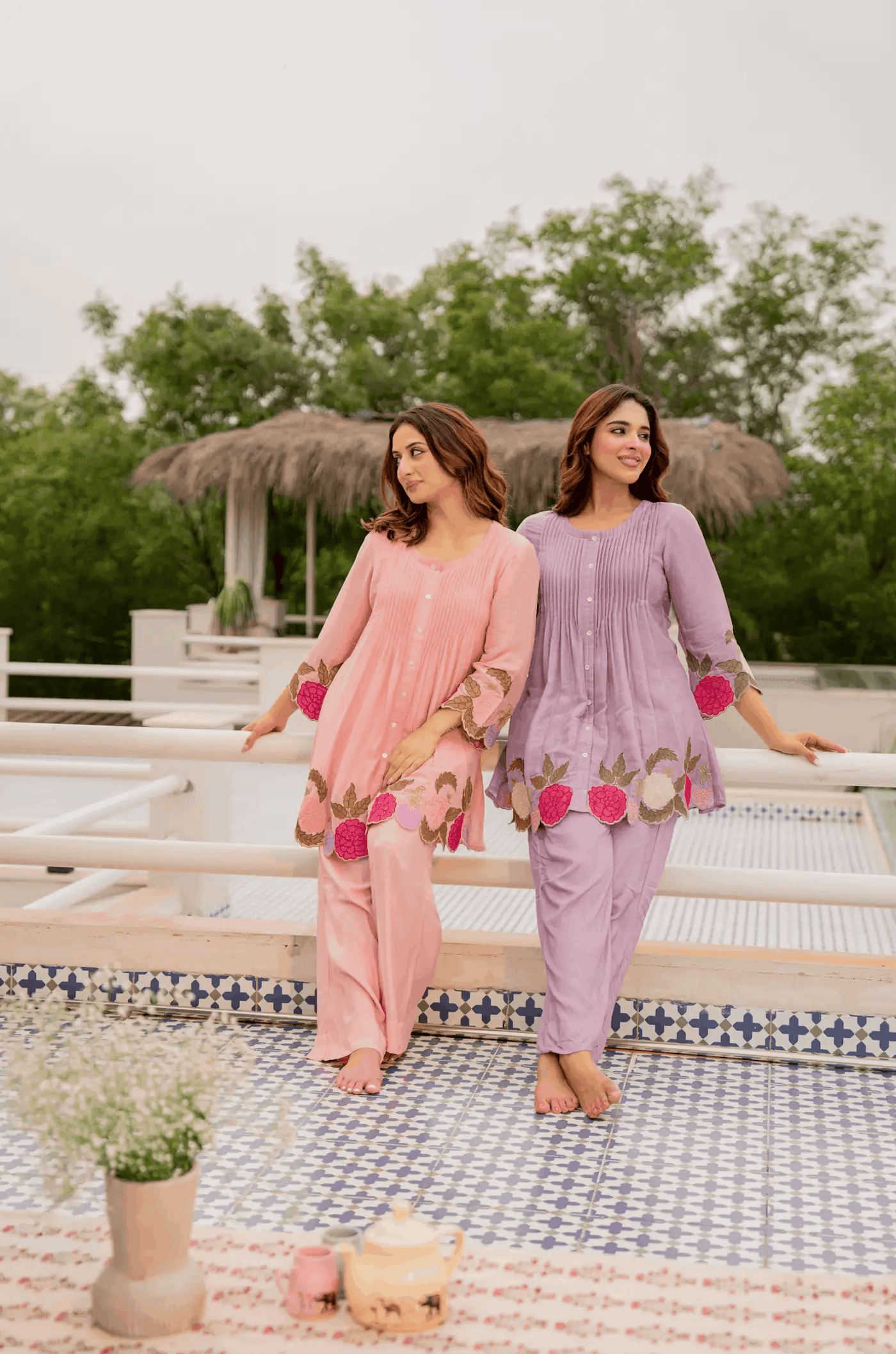 Beautiful cotton designer co-ord set
