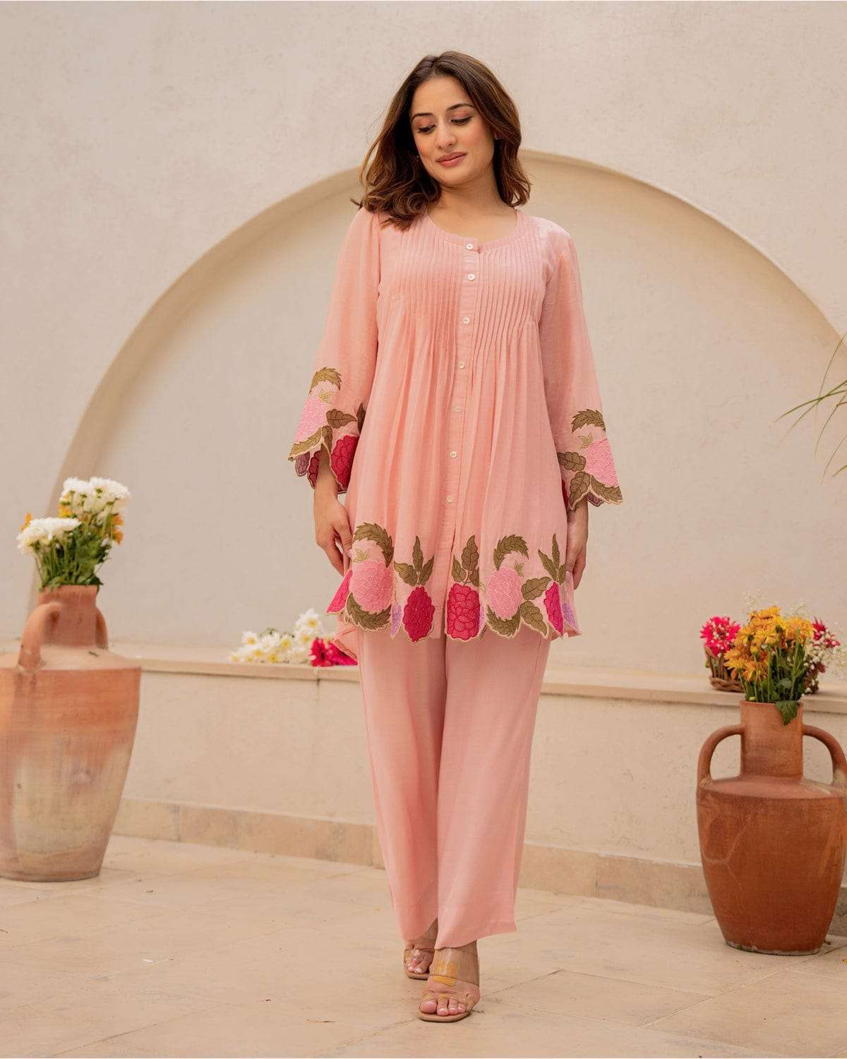 Beautiful cotton designer co-ord set