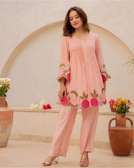 Beautiful cotton designer co-ord set