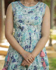 Beautiful floral maxi dress - Eraya