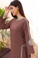Premium rayon fabric straight kurti with pant - Eraya