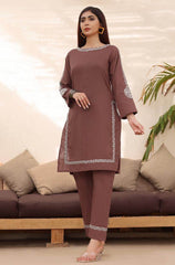 Premium rayon fabric straight kurti with pant - Eraya