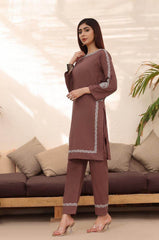 Premium rayon fabric straight kurti with pant - Eraya