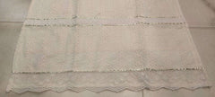 Premium authentic chikan schiffli cotton fabric kurti set - Eraya