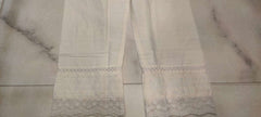 Premium authentic chikan schiffli cotton fabric kurti set - Eraya
