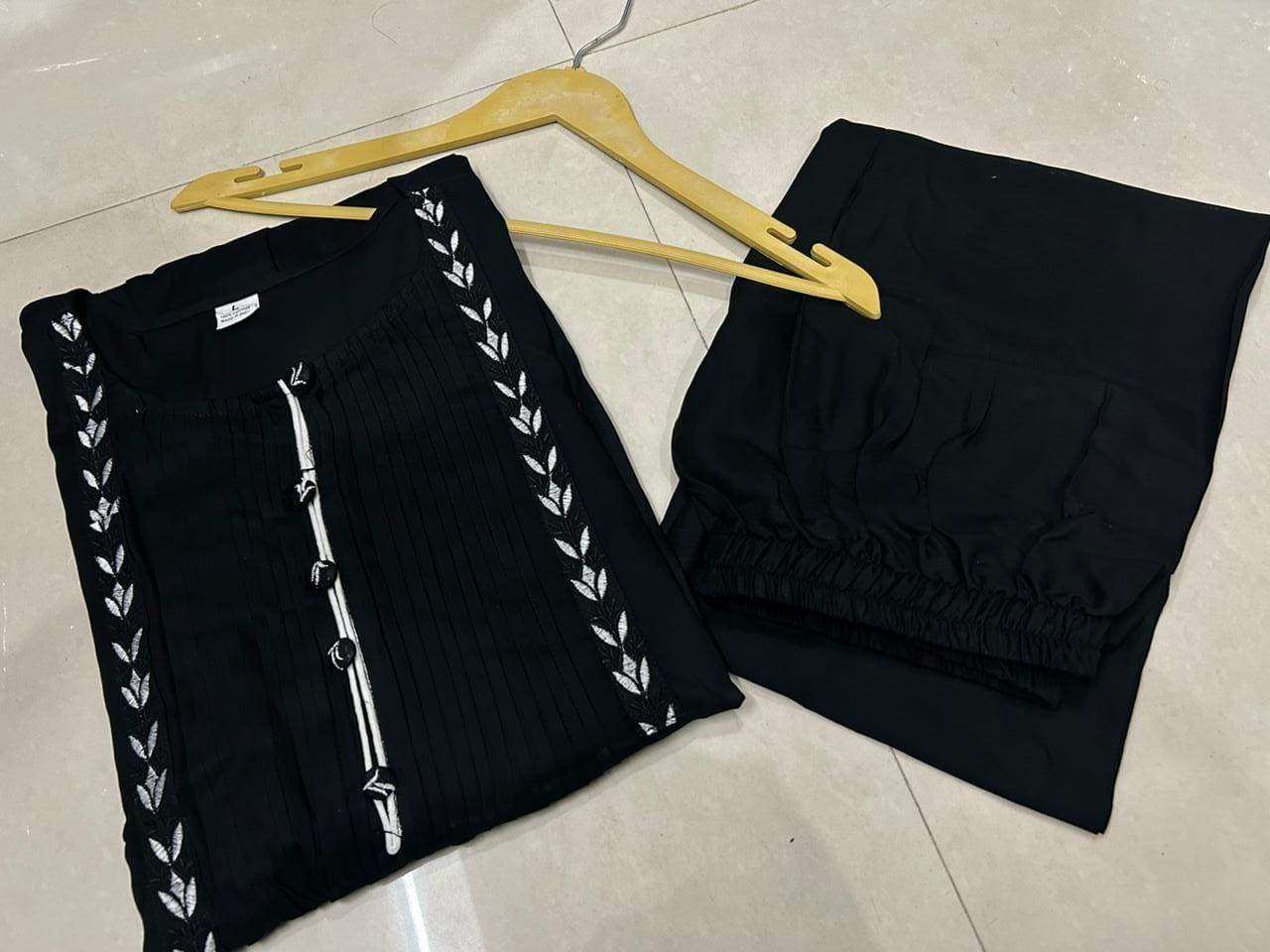 Rayon fabric office wear kurti-pant (5 colour options) - Eraya