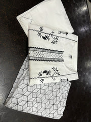 Beautiful cotton dress with unique embroidery work - Eraya