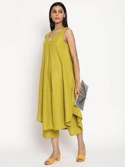 Beautiful fine cotton slub fabric summer special co-ord set (4- colours) - Eraya