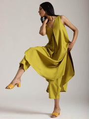 Beautiful fine cotton slub fabric summer special co-ord set (4- colours) - Eraya