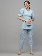 Premium kantha cotton embroidery work co-ord set - Eraya