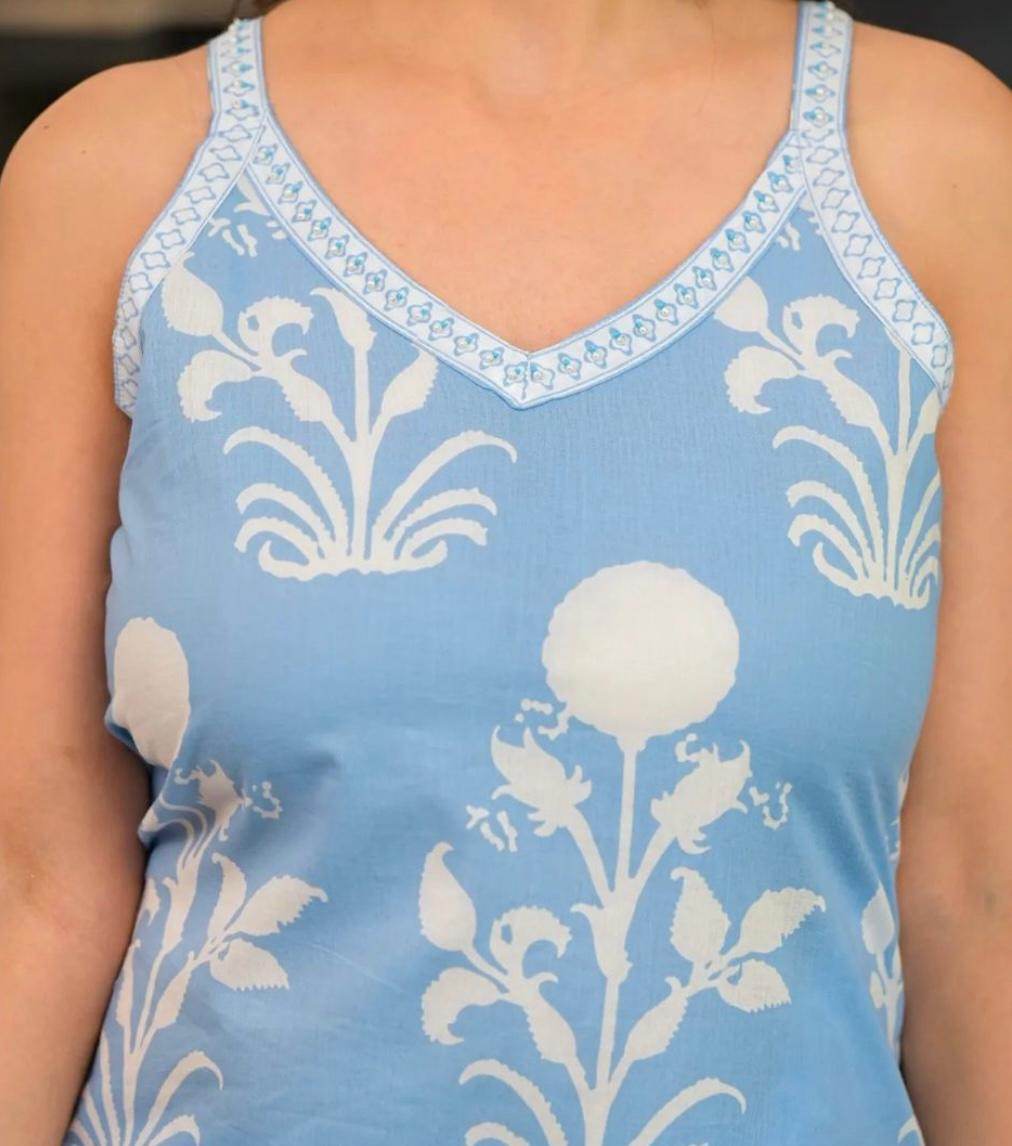 Summer special cut sleeve pure fine cotton ekatra print kurta pant and dupatta set - Eraya