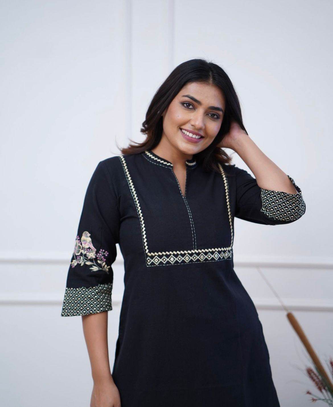 Summer special elegant cotton flex kurti-pant set - Eraya