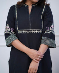 Summer special elegant cotton flex kurti-pant set - Eraya