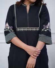 Summer special elegant cotton flex kurti-pant set - Eraya