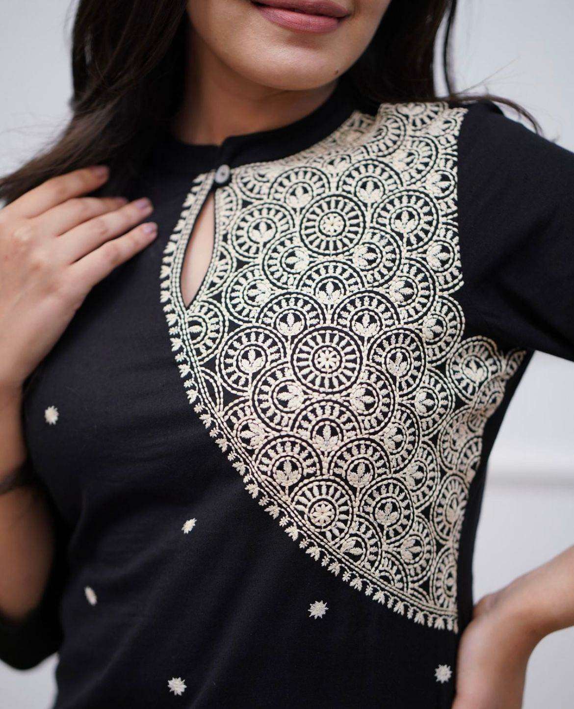 Summer special beautiful cotton fabric embroidered co-ord set - Eraya