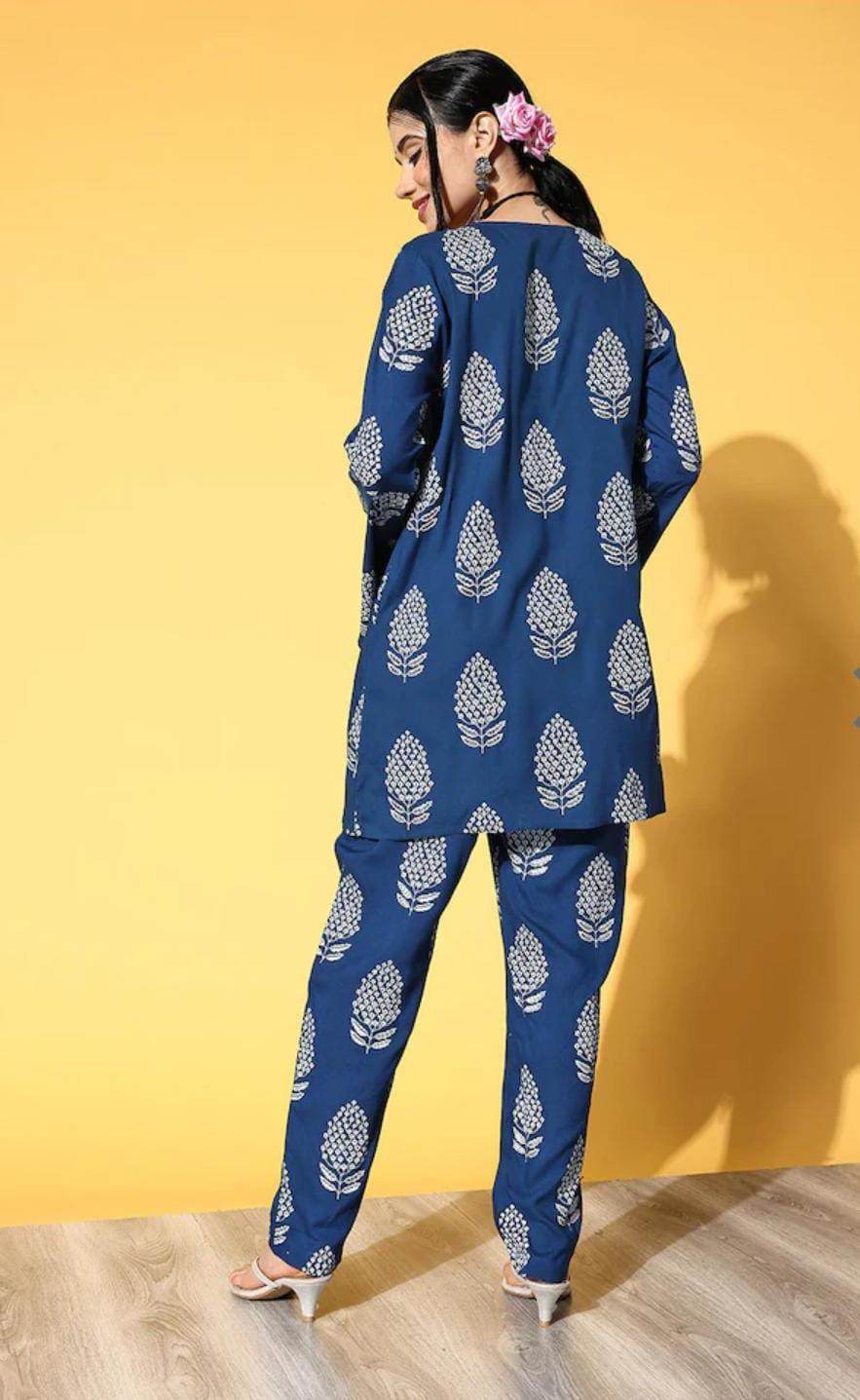 Classy rayon fabric co-ord set - Eraya