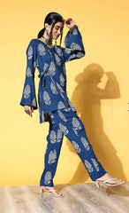 Classy rayon fabric co-ord set - Eraya