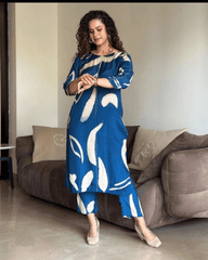 Premium cotton crafted printed co-ord set-II - Eraya