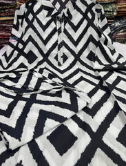 Beautiful black lined cotton co-ord set - Eraya