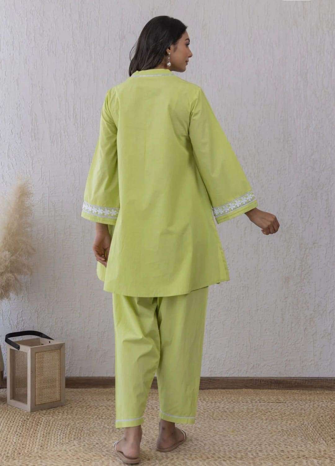Beautiful potli button work co-ord set - Eraya