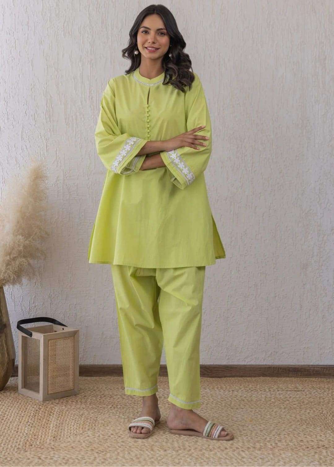 Beautiful potli button work co-ord set - Eraya