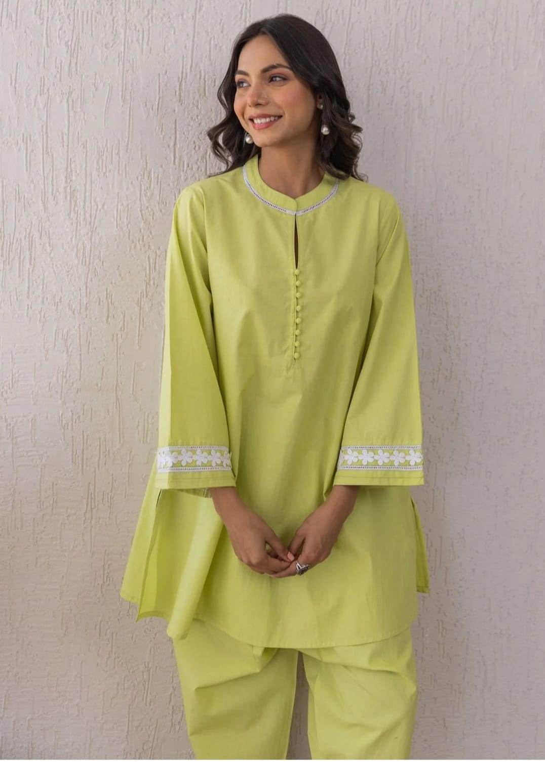 Beautiful potli button work co-ord set - Eraya