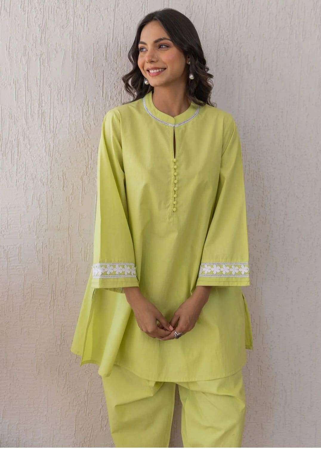 Beautiful potli button work co-ord set - Eraya
