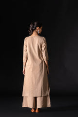 The house of khakhi- Fine embroidered kurta and plazo set - Eraya