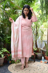A south Indian elegance: premium south cotton kurta set- II - Eraya