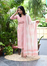 A south Indian elegance: premium south cotton kurta set- II - Eraya
