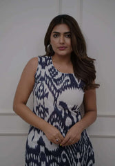 Designer sleeveless rayon printed co-ord set Eraya