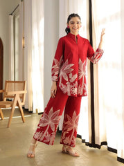 Digital printed pure cotton co-ord set