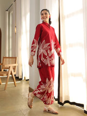 Digital printed pure cotton co-ord set