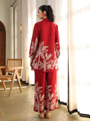 Digital printed pure cotton co-ord set Eraya