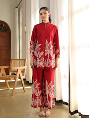 Digital printed pure cotton co-ord set