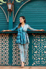 The flirty fit: Digital printed cotton co-ord set