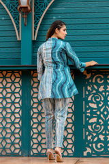 The flirty fit: Digital printed cotton co-ord set