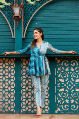 The flirty fit: Digital printed cotton co-ord set